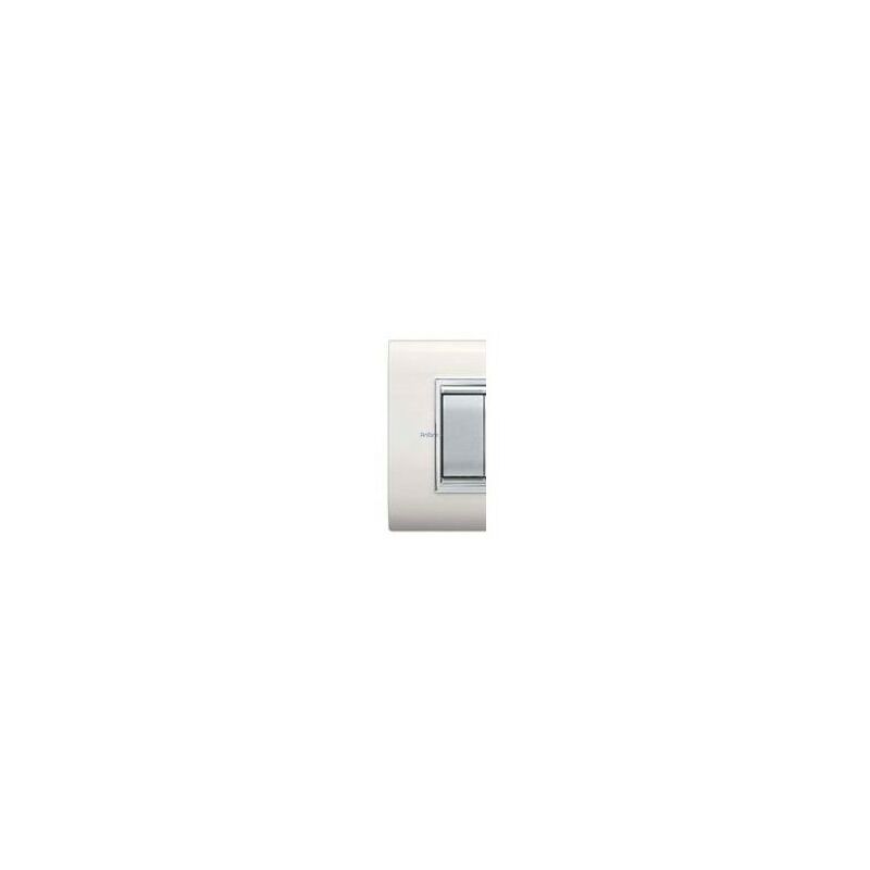 foto del prodotto placca newprestige 7 moduli bianco elettrocanali cod. ecl3087wh 