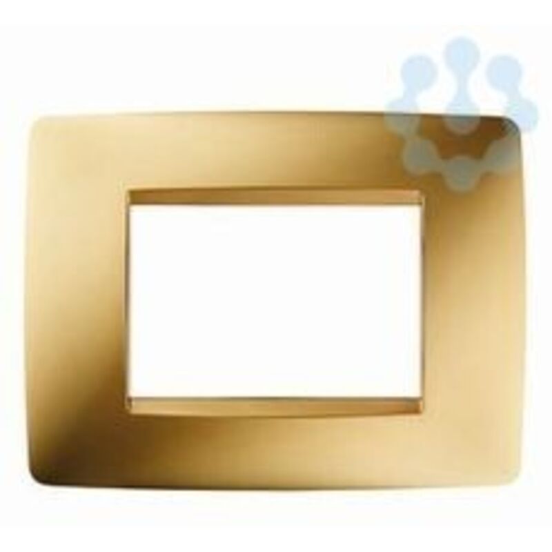 foto del prodotto placca one 3p oro gewiss cod. gw16103mo 