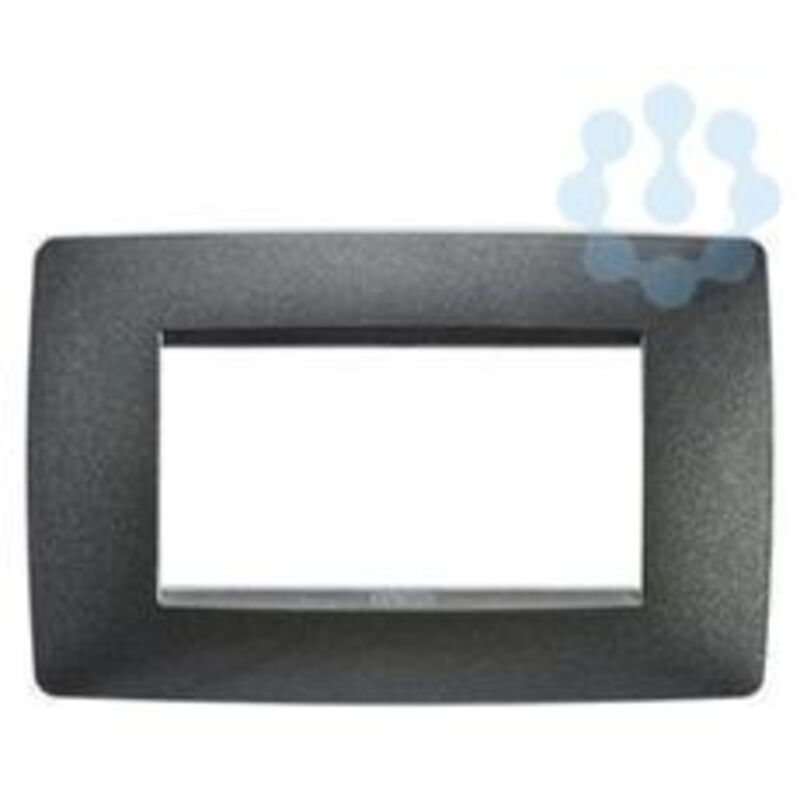 foto del prodotto placca one 4p ardesia gewiss cod. gw16104va 