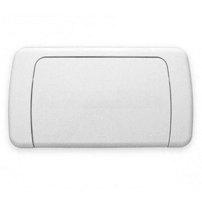 foto del prodotto placca per cassetta idrobox mono bianco bianca