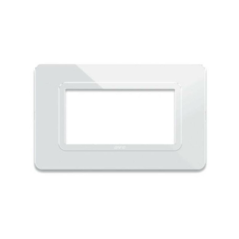 foto del prodotto placca per scatola rettangolare ave tecnopolimero s44 4 moduli bianco 44py04b