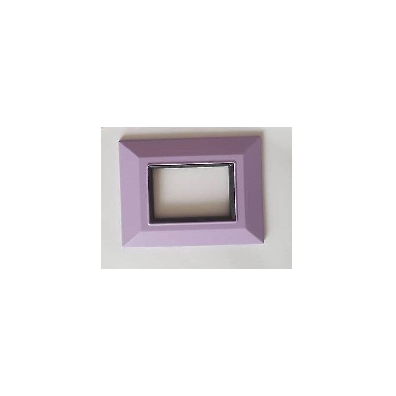 foto del prodotto placca placchetta placchette compatibili per serie axolute bticino colorate sq lilla 4 fori trade shop traesio
