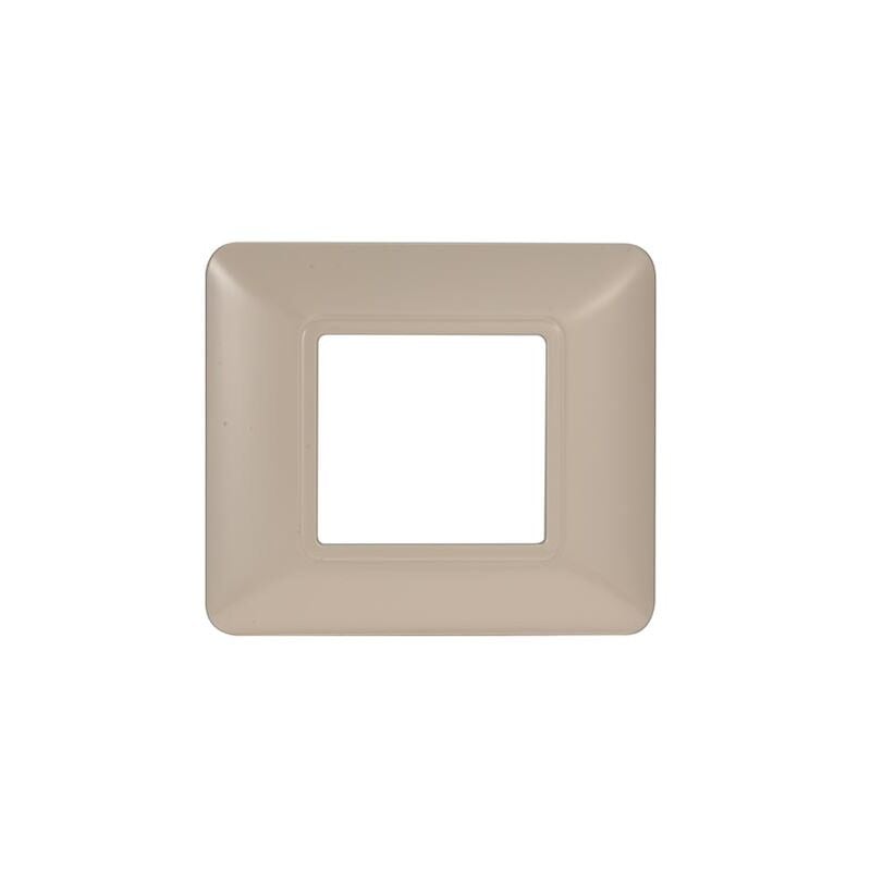 foto del prodotto placca plastica 2p sabbia compatibile matix bticino mt83209 ettroit