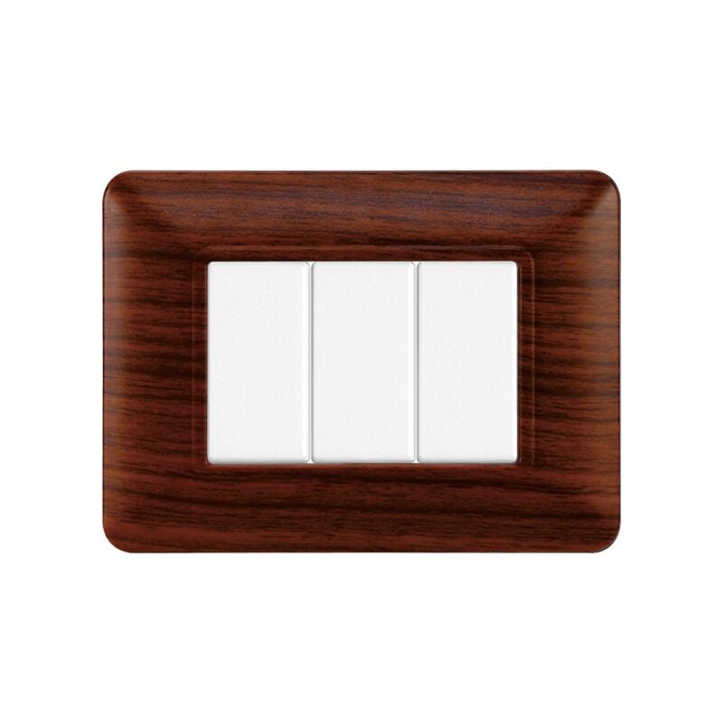 foto del prodotto placca plastica 3p radica compatibile matix bticino mt83303 ettroit