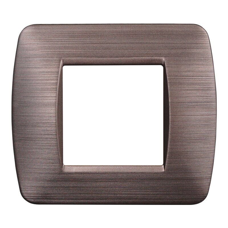 foto del prodotto placca plastica serie space 2p colore oro satinato compatibile con bticino living light ettroit