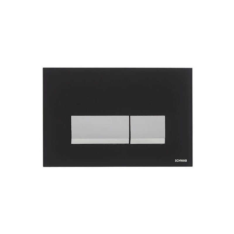 foto del prodotto placca schwab magnus vetro nero p54 0001 0250
