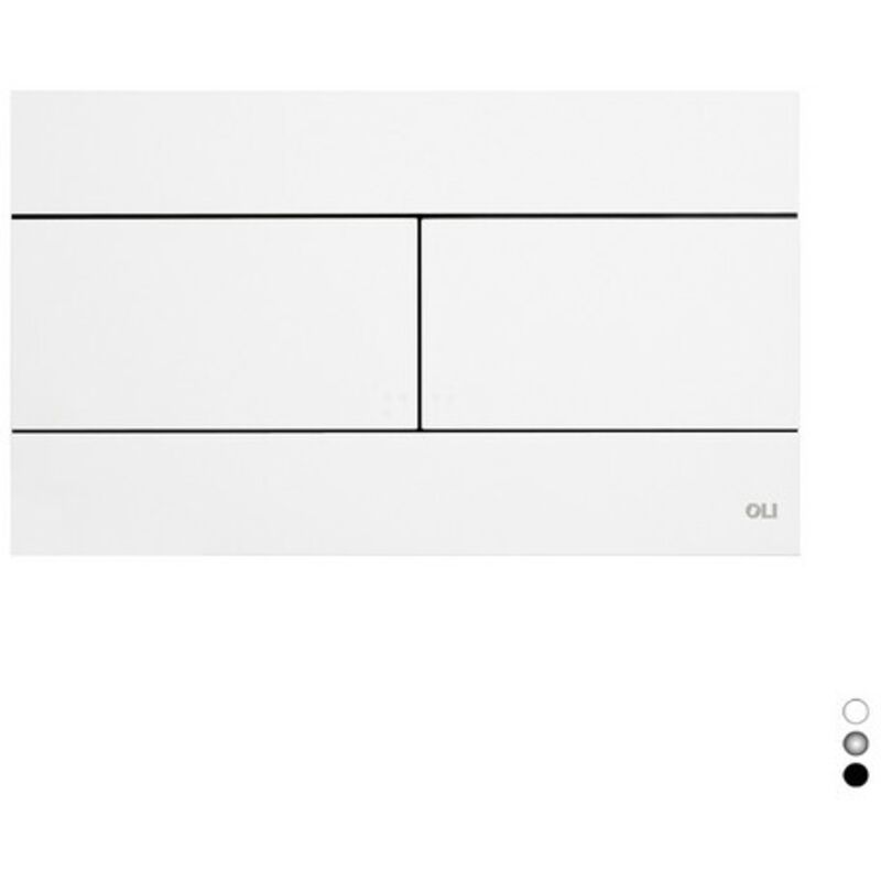 foto del prodotto placca slim dual nero opaco