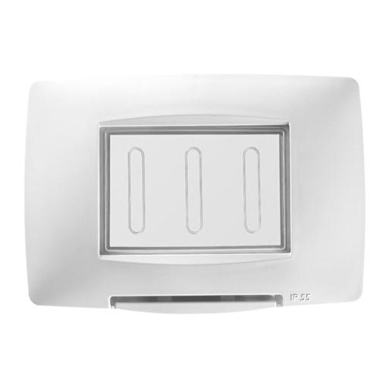 foto del prodotto placca stagna gewiss chorus ip55 bianca gw16703tb