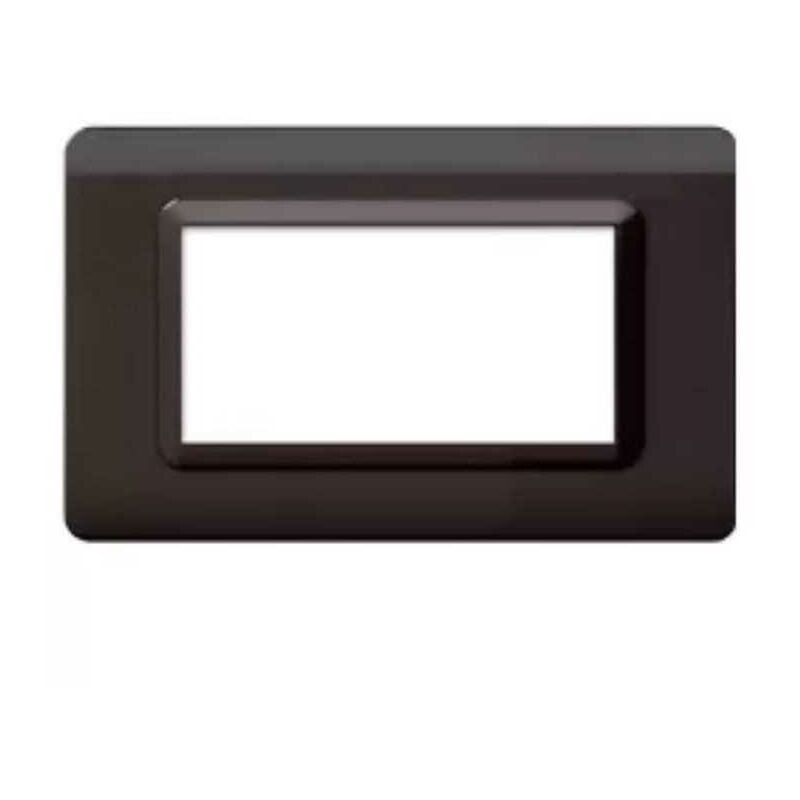 foto del prodotto placca tecnopolimero s44 colore grigio scuro 4 moduli 44py04gsl