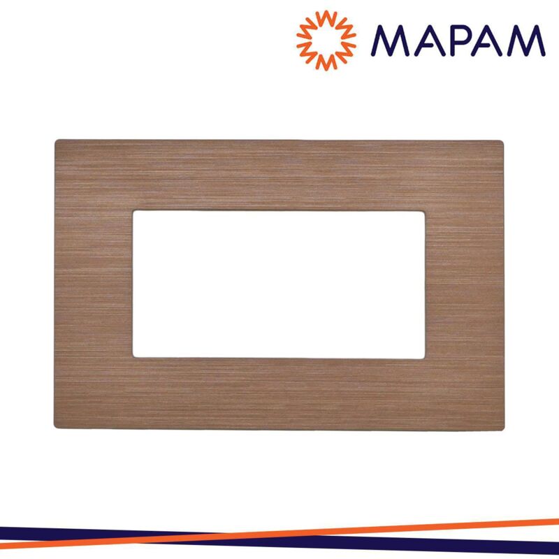 foto del prodotto placca tecnopolimero spazzolato 8004sl 14 t1 art 4p bronzo