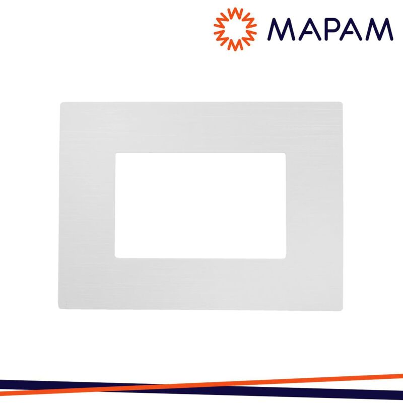 foto del prodotto placca tecnopolimero spazzolato m5003sl 1 joy 3p bianco