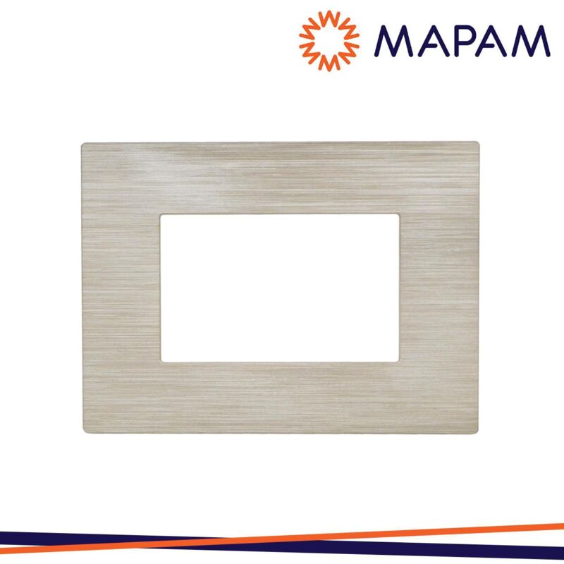 foto del prodotto placca tecnopolimero spazzolato m5003sl 4 joy 3p sabbia