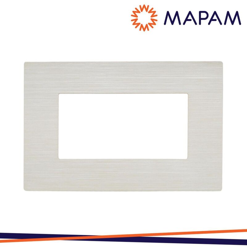 foto del prodotto placca tecnopolimero spazzolato m5004sl 21 joy 4p perla