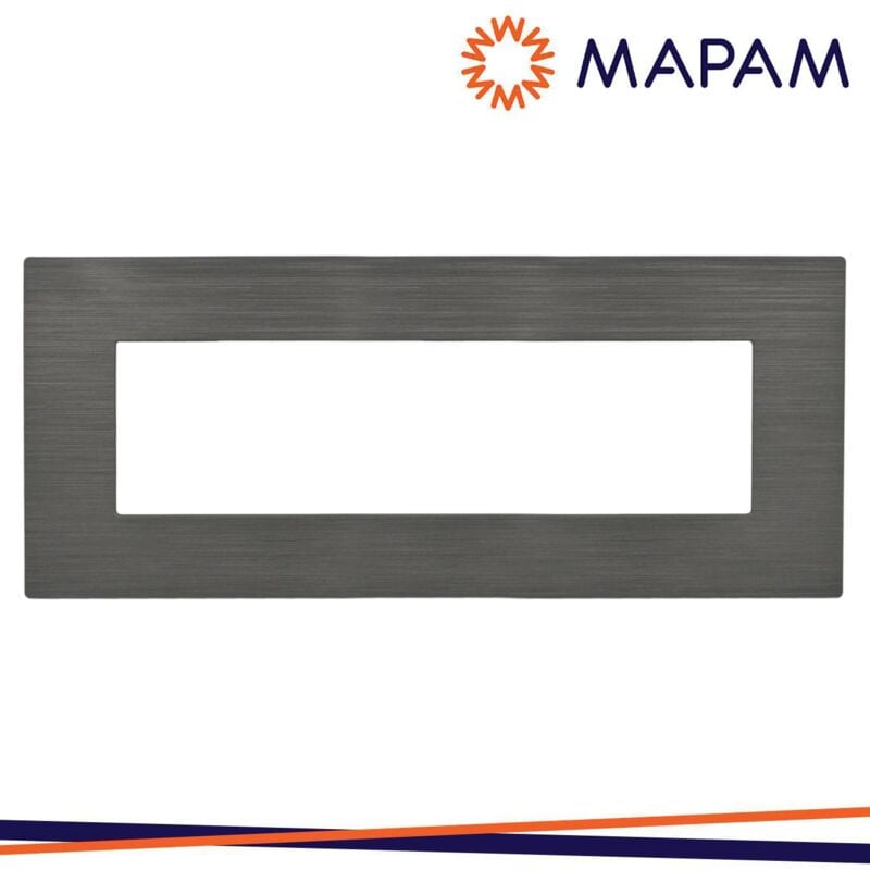 foto del prodotto placca tecnopolimero spazzolato m6007sl 24 gem 7p antracite