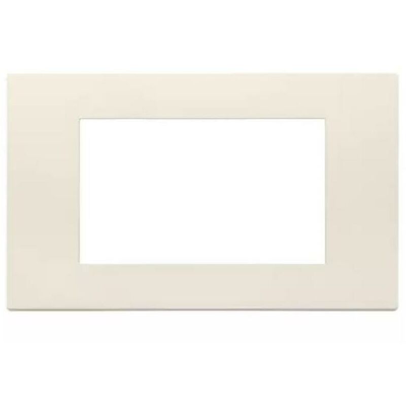 foto del prodotto placca tecnopolimero vimar linea 4 moduli canapa 30654.01