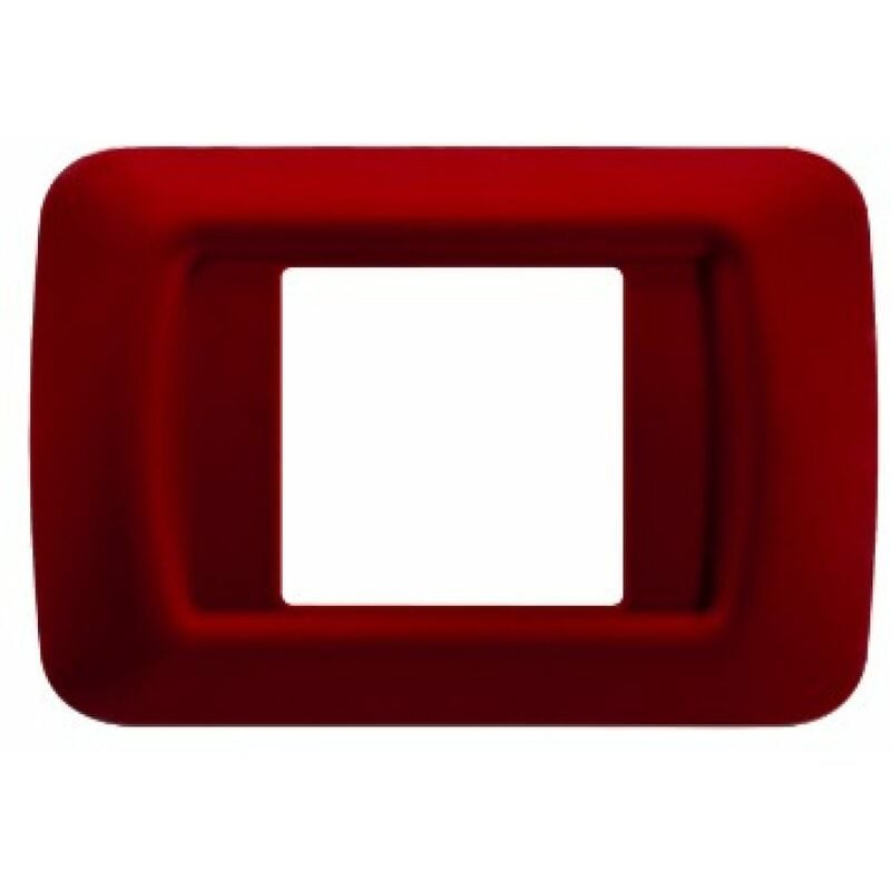 foto del prodotto placca top system in tecnopolimero, 3 posti, amaranto classico