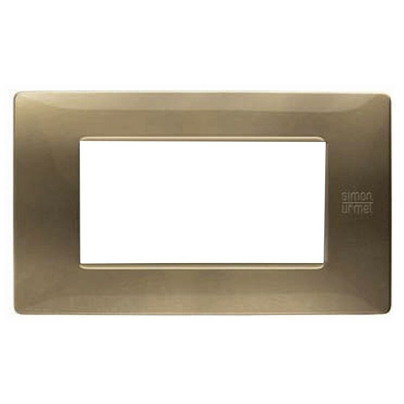 foto del prodotto placca urmet simon nea flexa 4 moduli bronzo 11804.br