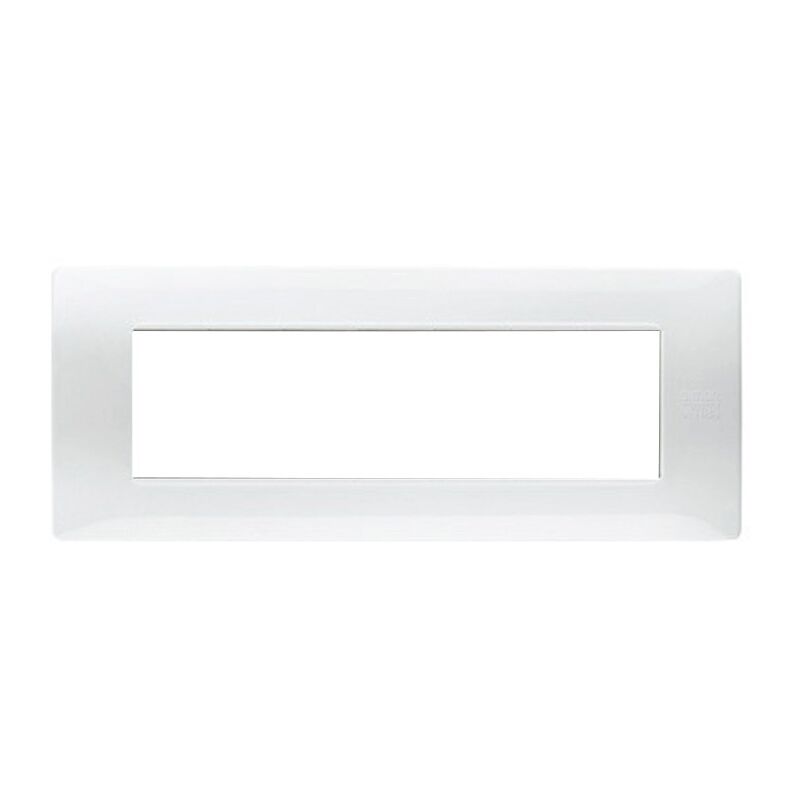 foto del prodotto placca urmet simon nea flexa 7 moduli bianco ghiaccio 11807.bg
