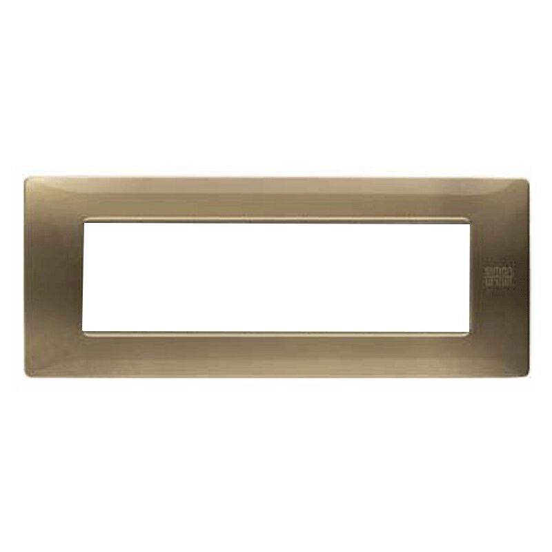 foto del prodotto placca urmet simon nea flexa 7 moduli bronzo 11807.br