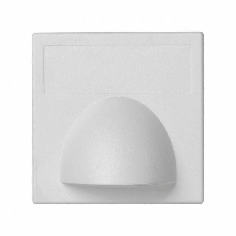 foto del prodotto placca uscita cavo k45 con anelli bianco neve simon k10 9