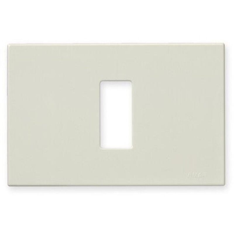 foto del prodotto placca vimar 8000 1 foro colore avorio 08635a 8635a 08635 8635