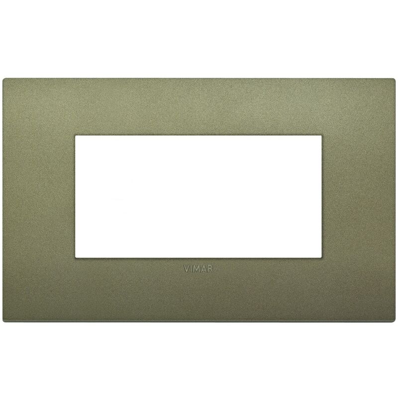 foto del prodotto placca vimar ark classic 4 moduli verde matt tecnopolimero 19654.77
