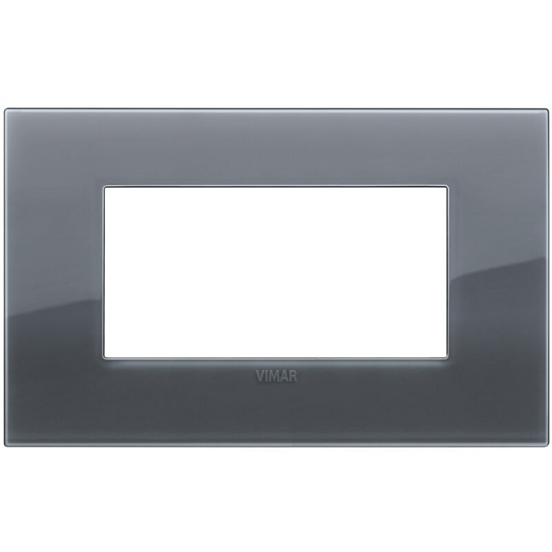 foto del prodotto placca vimar arke 4 moduli classic grigio fume 19654.61