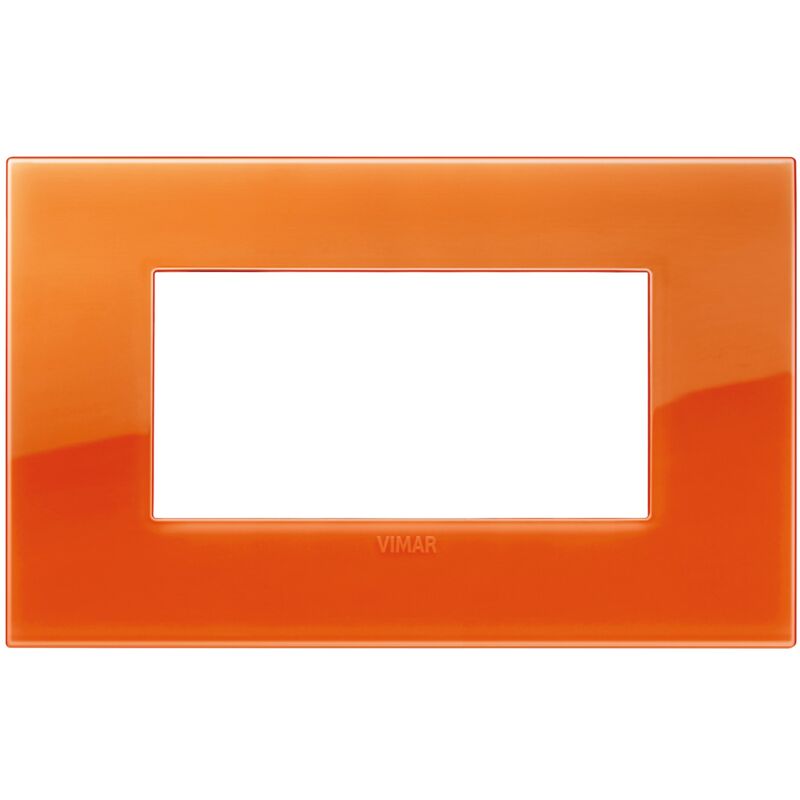 foto del prodotto placca vimar arke 4 moduli classic reflex orange 19654.63