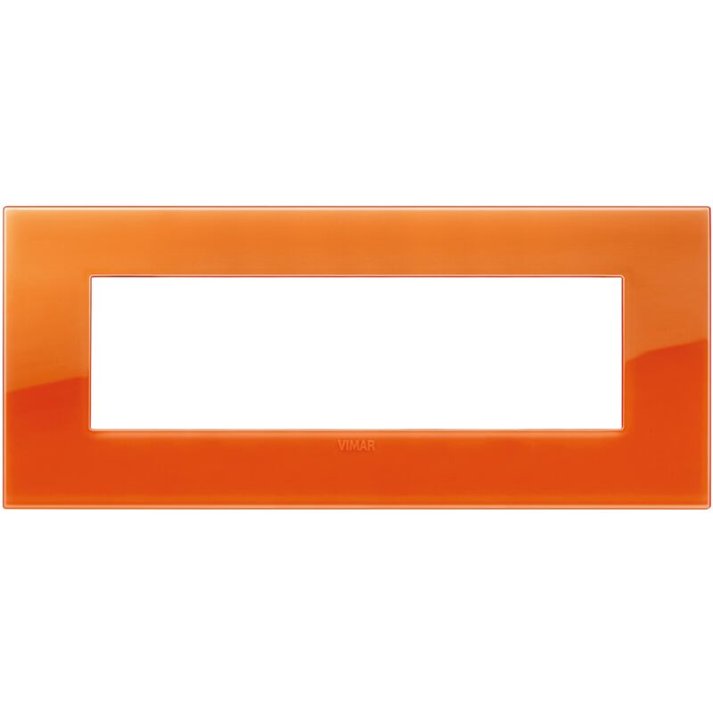 foto del prodotto placca vimar arke 7 moduli classic reflex orange 19657.63