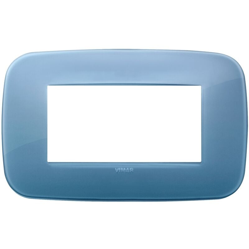 foto del prodotto placca vimar arke' round 4 moduli reflex oltremare codice 19684.64