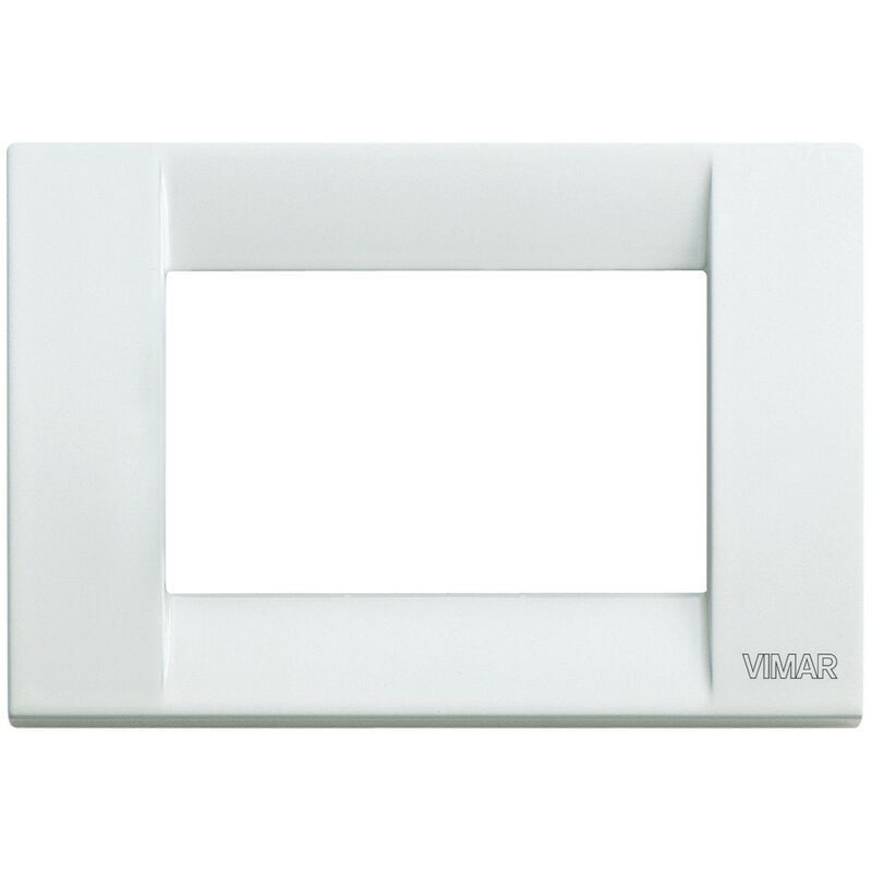 foto del prodotto placca vimar idea classica 3 moduli bianco in metallo 16733.01