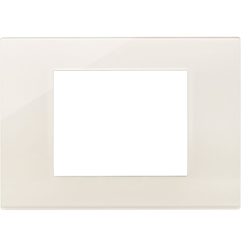 foto del prodotto placca vimar linea 3 moduli beige 30653.41