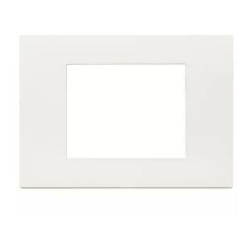 foto del prodotto placca vimar linea 3 moduli bianco 30653.00