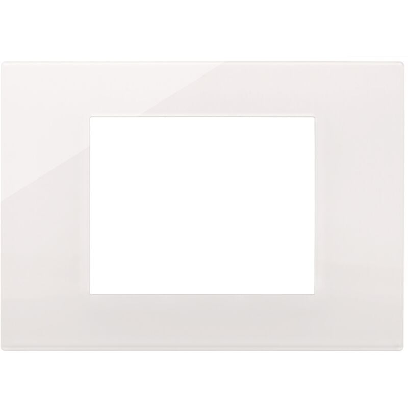 foto del prodotto placca vimar linea 3 moduli bianco 30653.40