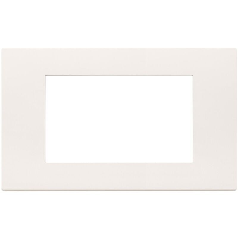 foto del prodotto placca vimar linea 4 moduli bianco 30654.00