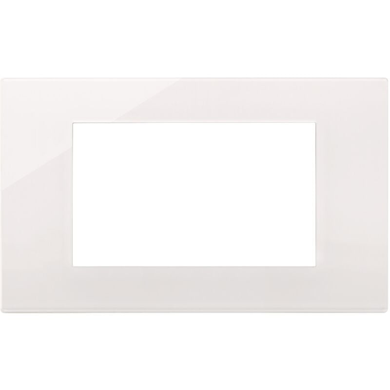 foto del prodotto placca vimar linea 4 moduli bianco 30654.40