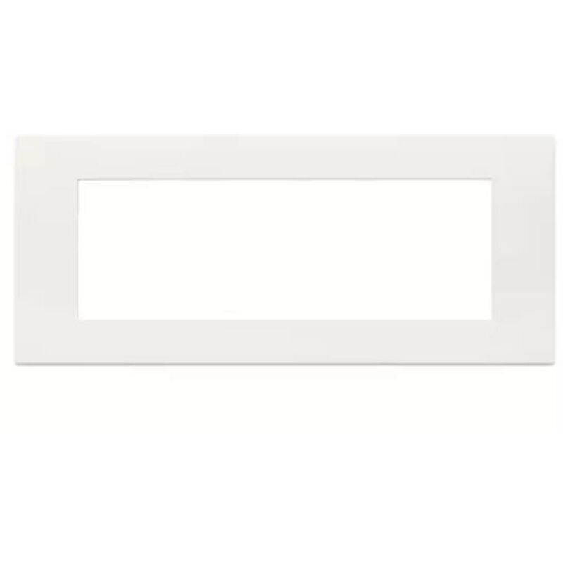foto del prodotto placca vimar linea 7 moduli bianco 30657.00