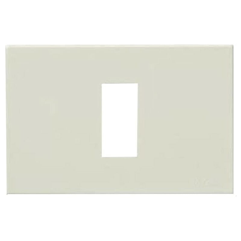 immagine 0 del prodotto placca vimar serie 8000 1 foro avorio per scatole rettangolari 08635.a