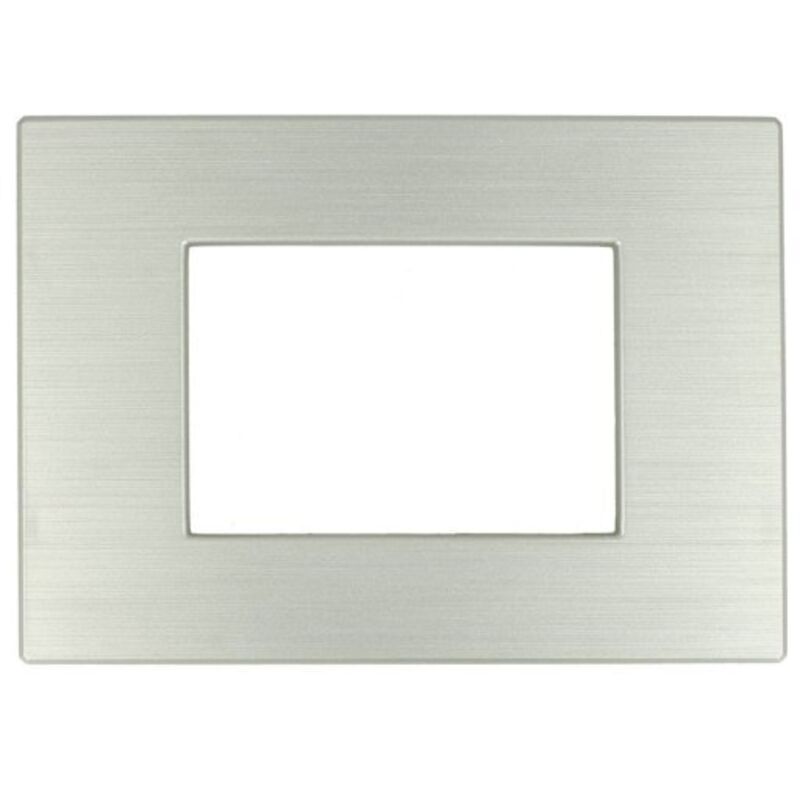 foto del prodotto placcha dynamic 503 3m tecnopolimero argento satinato compatibile bticino axolute