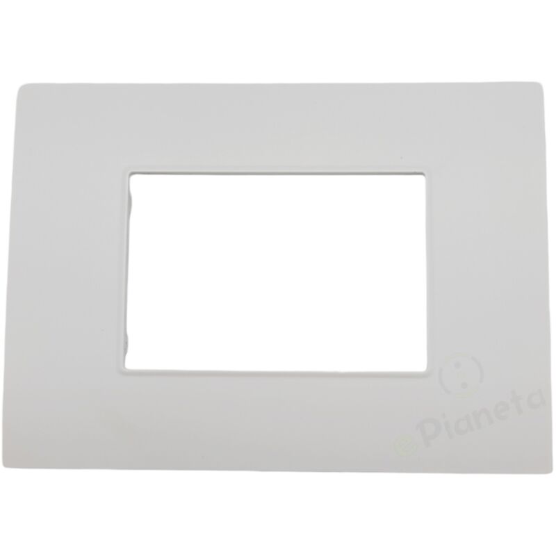 immagine 0 del prodotto placche 3 4 7 posti moduli per supporti compatibili con vimar ark t01 3 posti bianco