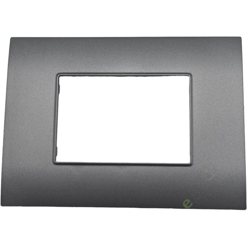 immagine 0 del prodotto placche 3 4 7 posti moduli per supporti compatibili con vimar ark t08 7 posti grigio scuro