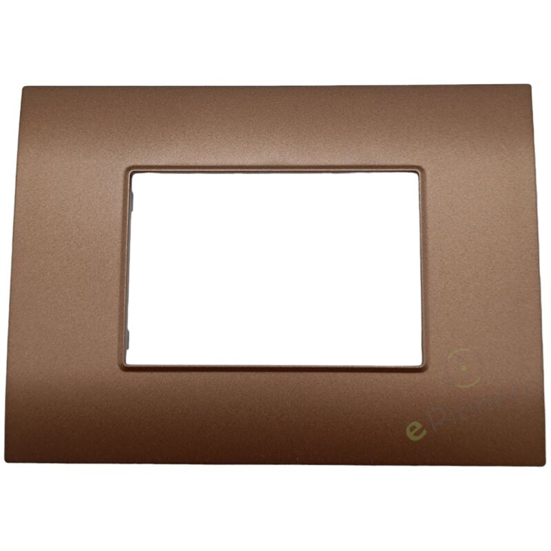 foto del prodotto placche 3 4 7 posti moduli per supporti compatibili con vimar ark t14 4 posti bronzo