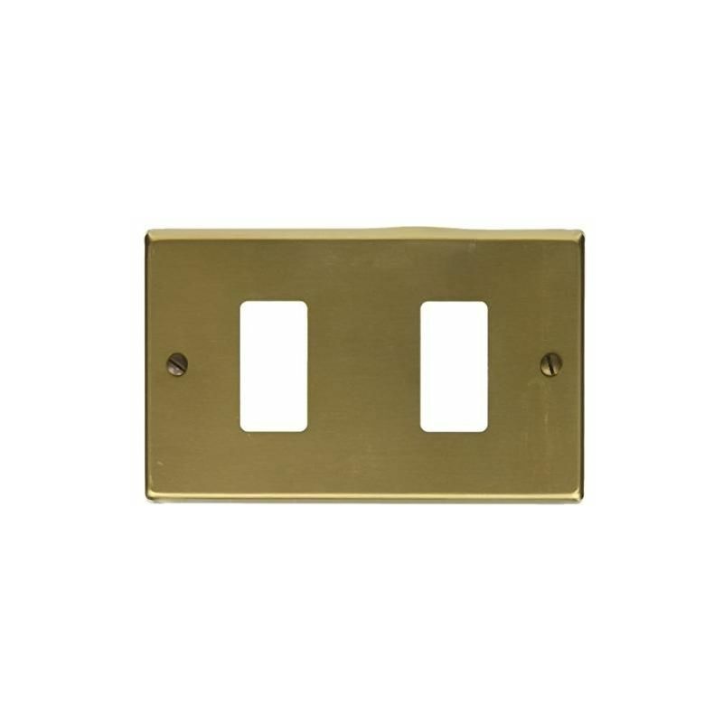 foto del prodotto placche alluminio tipo magic bronzo due fori eac