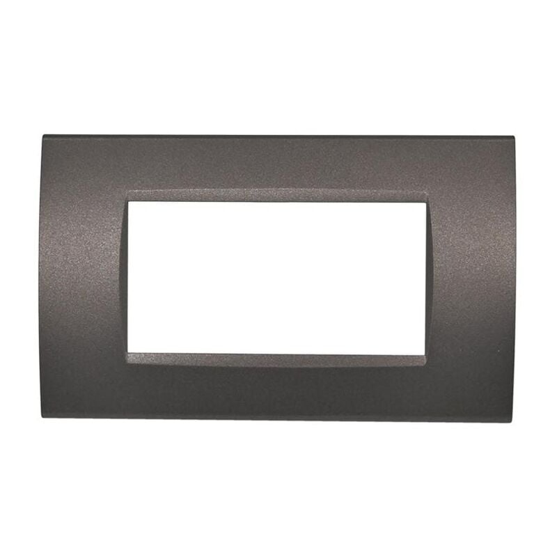 foto del prodotto placche compatibili bticino living light placca 3 4 7 moduli per supporti ln4703 t07 4 posti testa moro