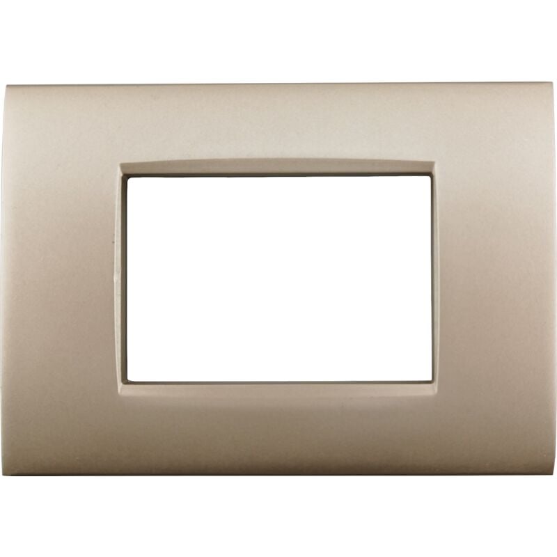 foto del prodotto placche compatibili bticino livinglight air placca quadra per supporti ln4703c 4 posti oro satinato t06