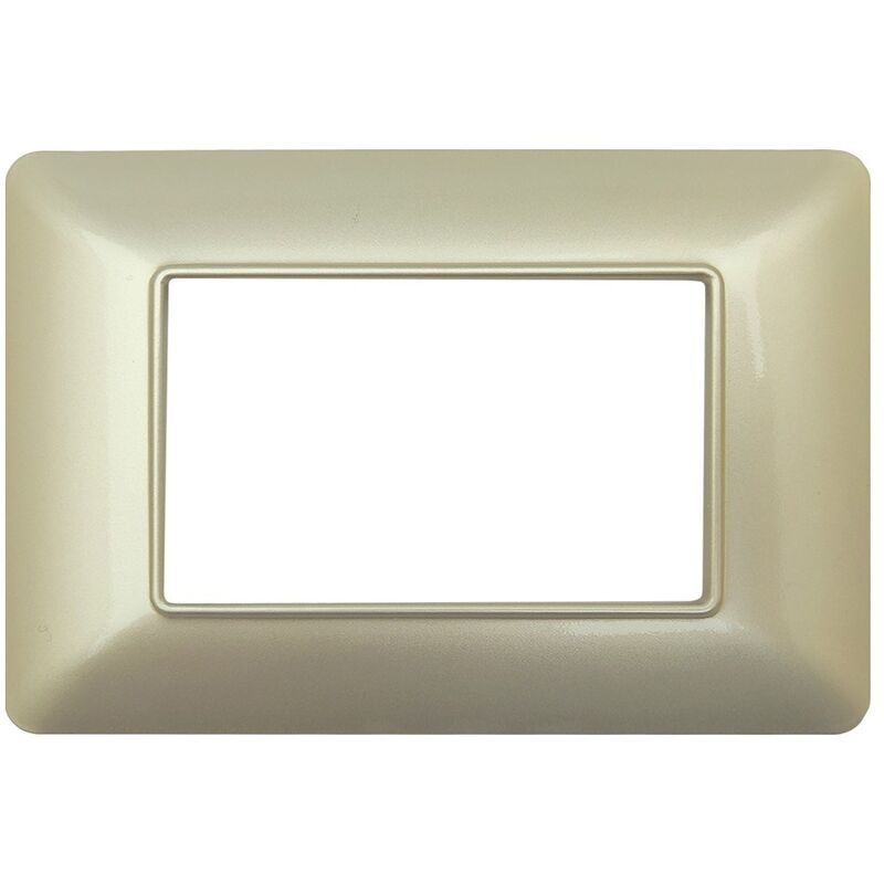foto del prodotto placche compatibili bticino matix 3 4 6 posti moduli placca per supporti 503sa t06 3 posti grigio