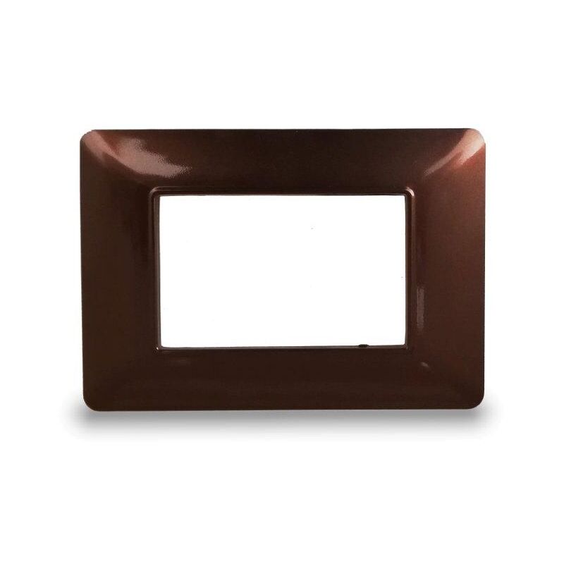 foto del prodotto placche compatibili bticino matix 3 4 6 posti moduli placca per supporti 503sa t09 3 posti bronzo