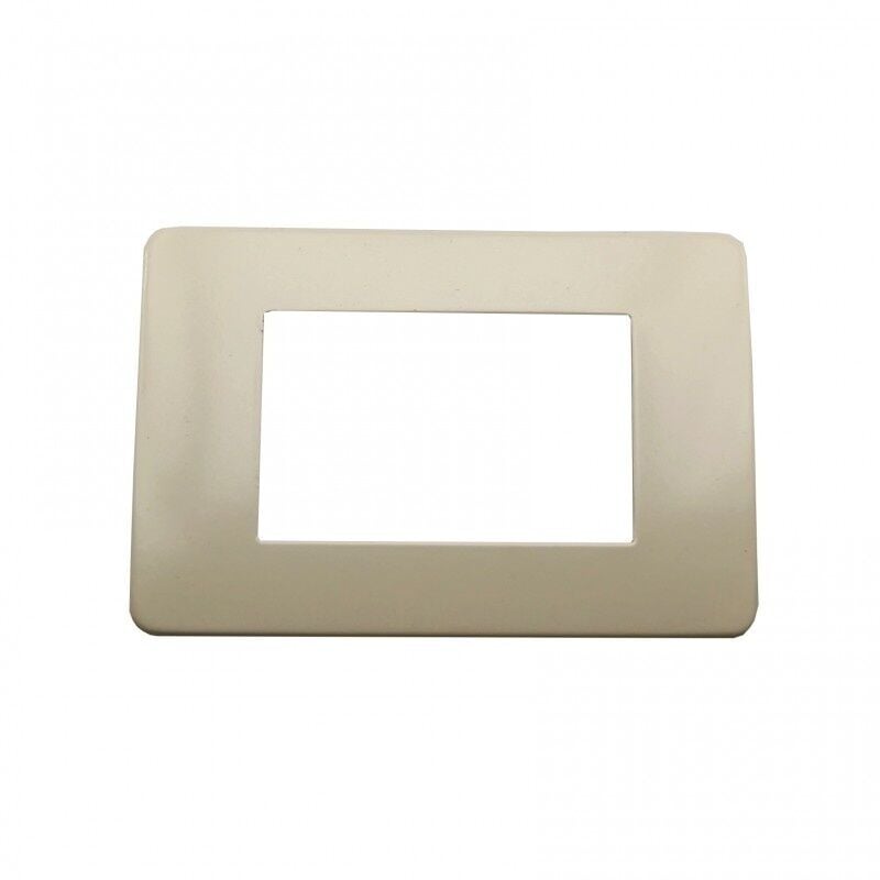 foto del prodotto placche compatibili bticino matix metallo 3 4 6 posti vari colori moduli placca t28 - 4 posti - beige