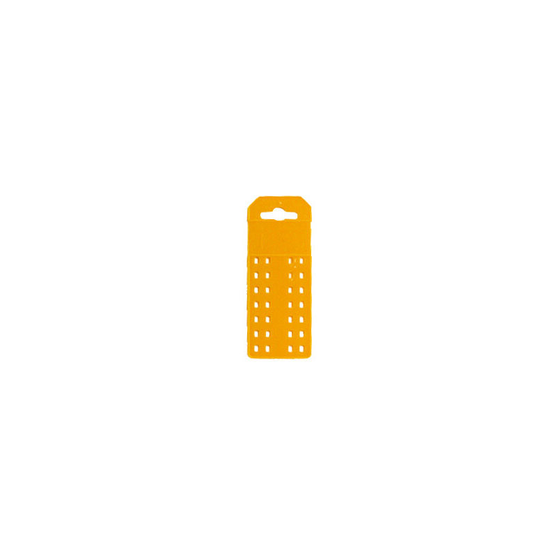 foto del prodotto placchetta mm. 145x55 col. giallo