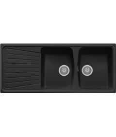 foto del prodotto plados corax 86.20 lavello montato su piano rettangolare microultragranit